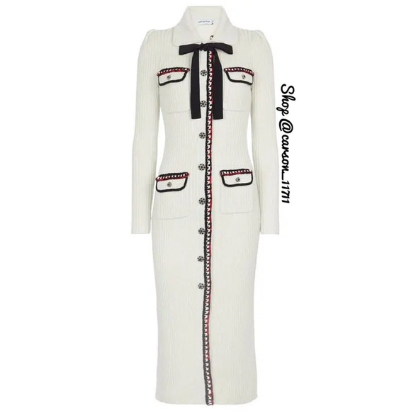 Self Portrait Longline Cardigan Dress S - Picture 6 of 14